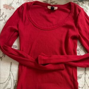 Universal Thread Scarlet Long Sleeve Tee